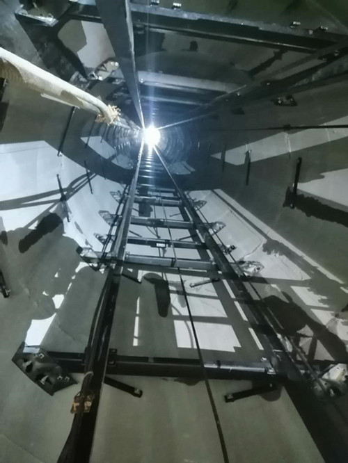 陕煤建设机电安装公司承建西卓主立井井筒装备工程通过竣工验收