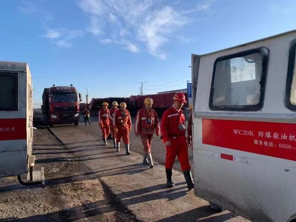 陕煤建设矿建二公司开展“回头望”安全检查活动