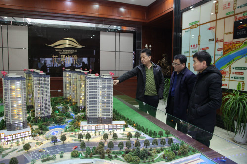 公司领导王明智、杨让顺深入龙湾水境项目视察指导工作