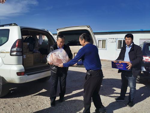 陕煤建设掘进公司:节前慰问暖人心 一言一行总关情