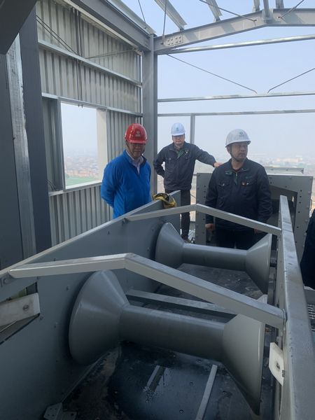 中央储备粮新建项目领导小组组长、副总经理王录印莅临中储粮项目部检查指导工作