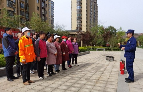 陕煤建设公司:秦和物业江南世纪城管理处以消防演练提高全员安全防御能力
