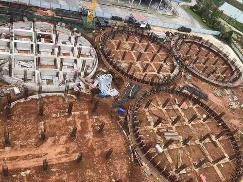 陕煤建设铜煤公司四川中储粮项目浅圆仓滑模施工正式拉开序幕