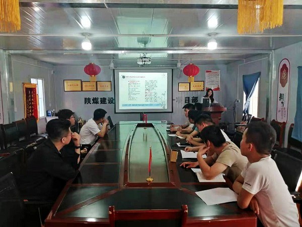 陕煤建设澄合分公司第十一项目部举办青年员工新闻写作技能培训