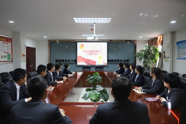 陕煤建设洗选煤运营公司开展“学党史、强信念、跟党走”主题团日活动