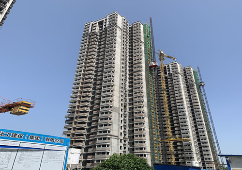 陕煤建设咸阳分公司承建的泾阳县西城保障房小区项目 一次性通过主体工程验收