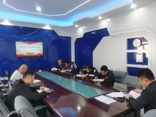 陕煤建设洗选煤运营公司红柳林洗煤厂项目部：开展“学党史 抗疫情 讲廉洁”主题党日