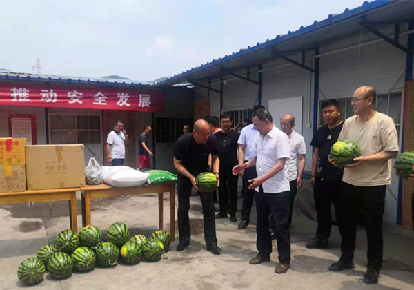 陕煤建设矿建三公司:学史历行,进基层“送清凉”