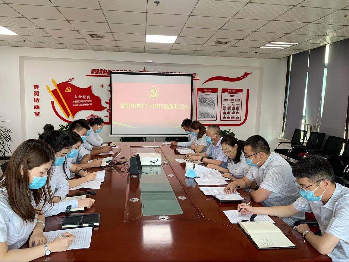 陕煤建设绿宇公司：召开党史学习教育专题组织生活会