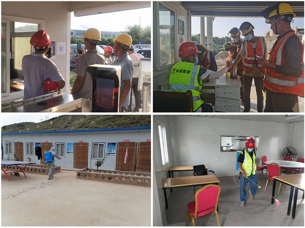 陕煤建设天工公司施工前沿疫情防控常态化