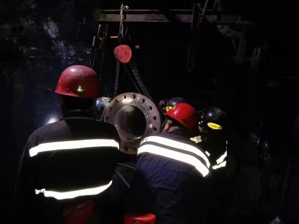 陕煤建设韩城分公司安装四项目部：井下600米的新春坚守