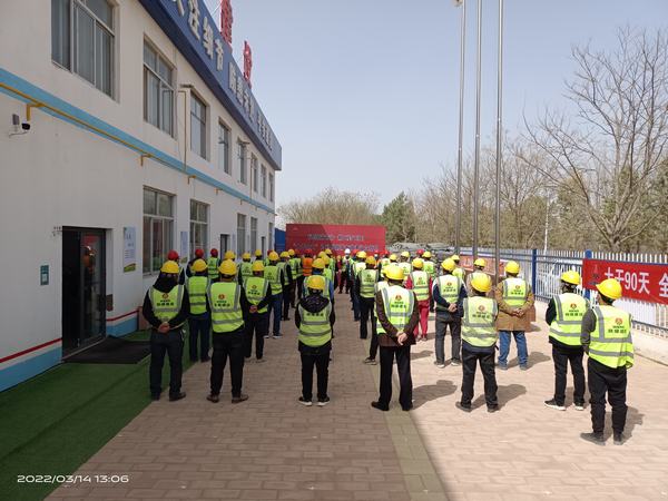 榆林市科创新城市政一期工程N1项目经理部“大干90天”劳动竞赛活动正式启动