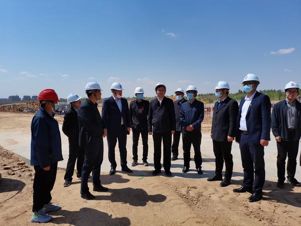 榆林市委副书记、市委党校校长李雄斌一行莅临榆林市委党校新校区项目检查指导工作