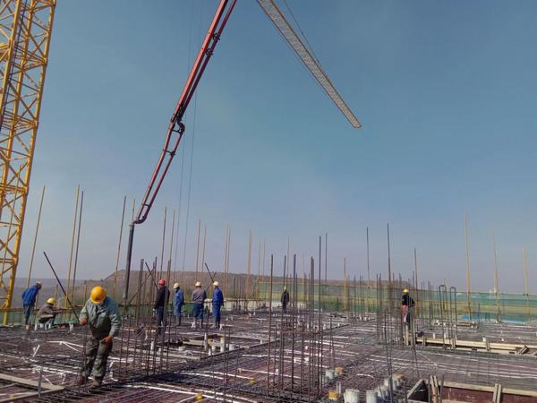 陕煤建设韩城分公司土建九项目部奋进工程四月天