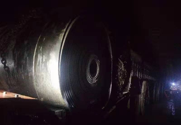 陕煤建设机电安装公司小保当项目部完成井下皮带拆除回撤工程