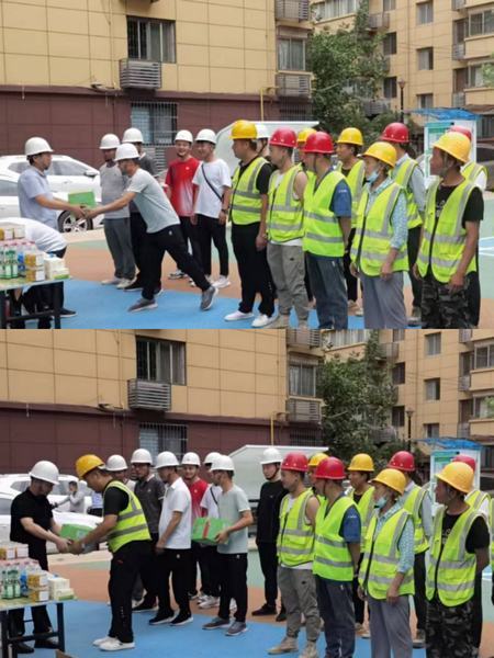 陕煤建设新城公司:炎炎夏日送清凉 丝丝关怀沁人心