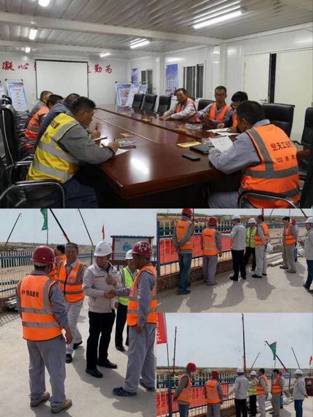 陕煤建设天工公司土建十七部全体员工齐心协力攻尖克难