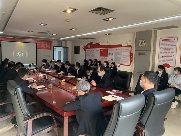 陕煤建设矿建二公司机关党支部召开“党课开讲啦”主题党日活动