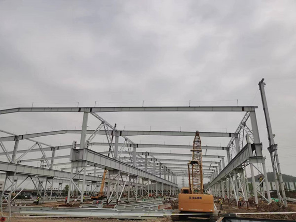 陕煤建设汉中分公司汉钢新建中厚板工程项目掀起大干热潮