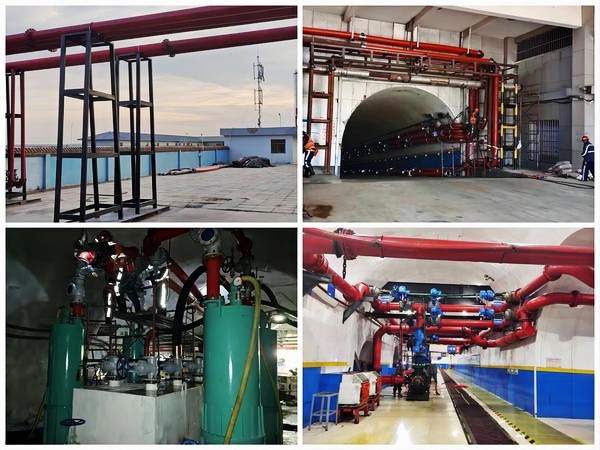 陕煤建设渭南分公司第二安装项目部提前1天完成红柳林煤矿二号进风斜井段排水系统