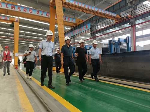 陕煤建设榆林公司承建的杭萧绿色钢结构产业化制造基地项目顺利通过竣工预验收