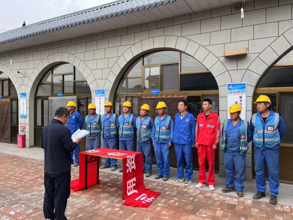 陕煤建设机电安装公司凉水井项目部环保活动在行动