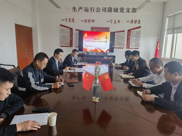 陕煤建设洗选煤运营公司神渭蒲城运营项目部: 开展“党员带头查安全 排查隐患防风险”主题党日活动