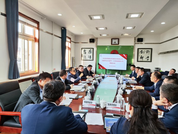 陕西建设机械股份有限公司莅临陕煤建设铜煤公司进行考察交流