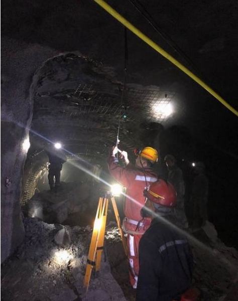 陕煤建设矿建二公司王峰项目部+25m水平南翼胶带运输大巷（II）段精准贯通