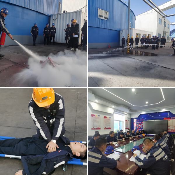 陕煤建设洗选煤运营公司红柳林洗煤厂项目部:预防从小开始 安全从消进行