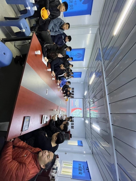 陕煤建设洗选煤运营分公司莅临渭南分公司白桦林悦项目对标交流