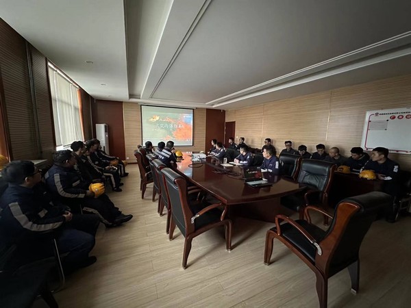 陕煤建设洗选煤运营公司神渭首端运营项目部： 百日安全有时限  工作安全无时限