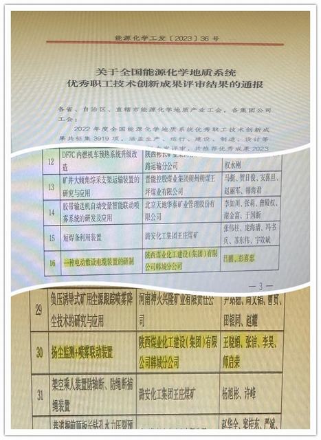 陕煤建设韩城分公司：2项！再获国家级荣誉
