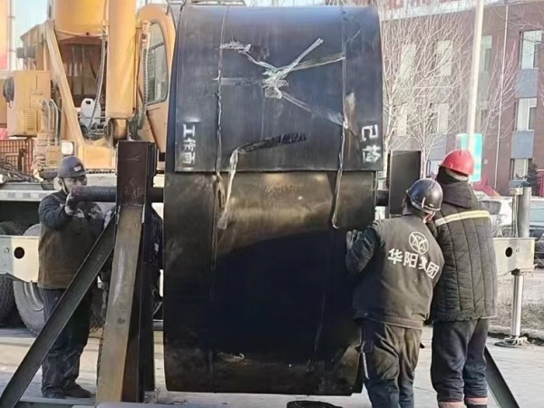 陕煤机电安装公司涌鑫项目部沙梁煤矿胶带硫化工作顺利完成