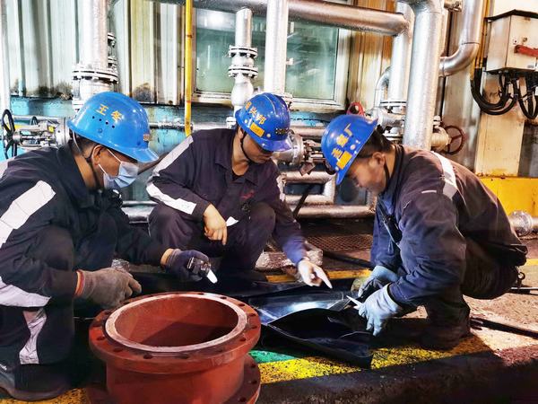 陕煤建设洗选煤分公司红柳林项目部：合力攻坚 吹响春防耐压实验“聚结号”