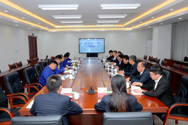 陕煤建设赴新疆天业集团交流洽谈