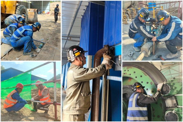 陕煤建设矿建三公司:弧光闪闪大干忙