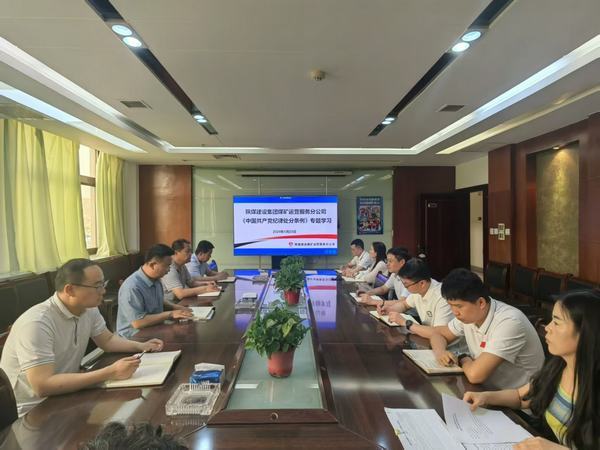 陕煤建设煤矿运营服务分公司:组织召开党纪学习教育专题学习会议