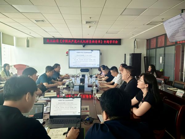 陕煤建设天工公司：推动党纪学习教育走深走实