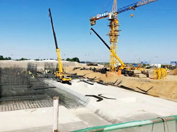 陕煤建设渭南分公司第十二项目部把握当“夏”大干快上正当时