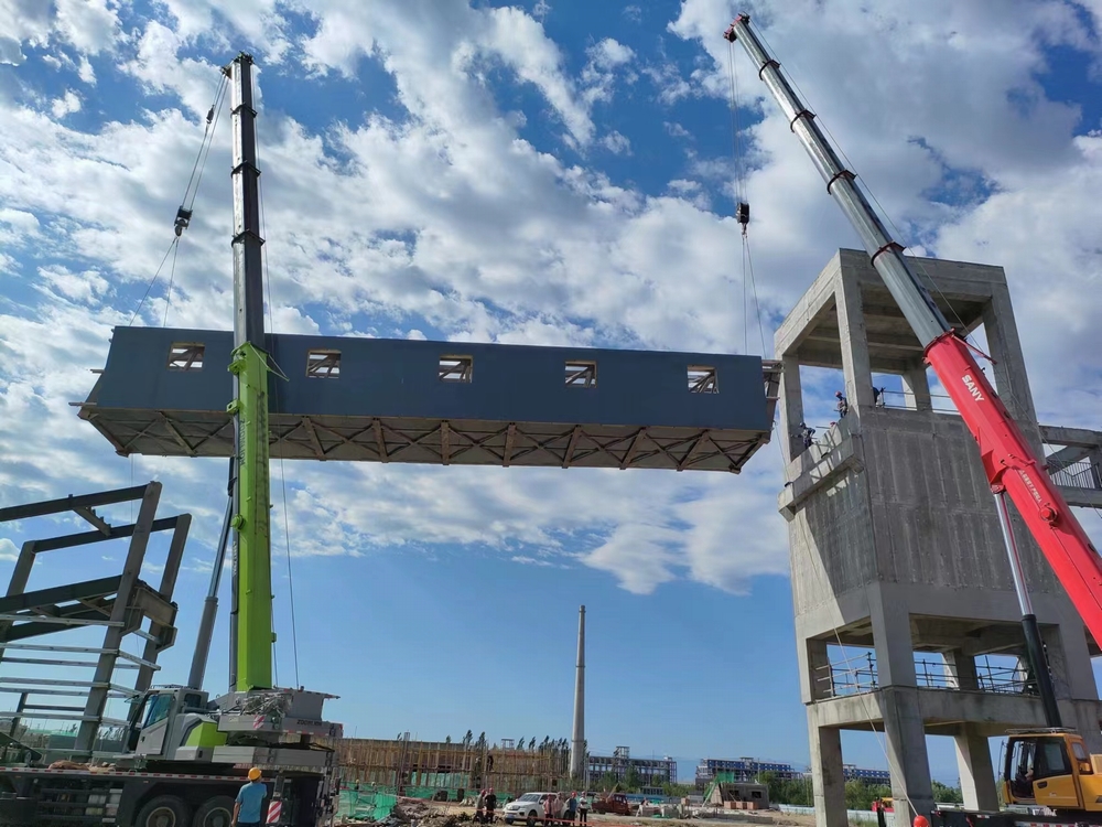 陕煤建设天工公司新疆第一项目部：两“桥”空中架  “长廊”变通途