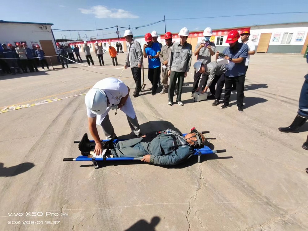 陕煤建设矿建二公司:以“演”促练 以“练”筑防