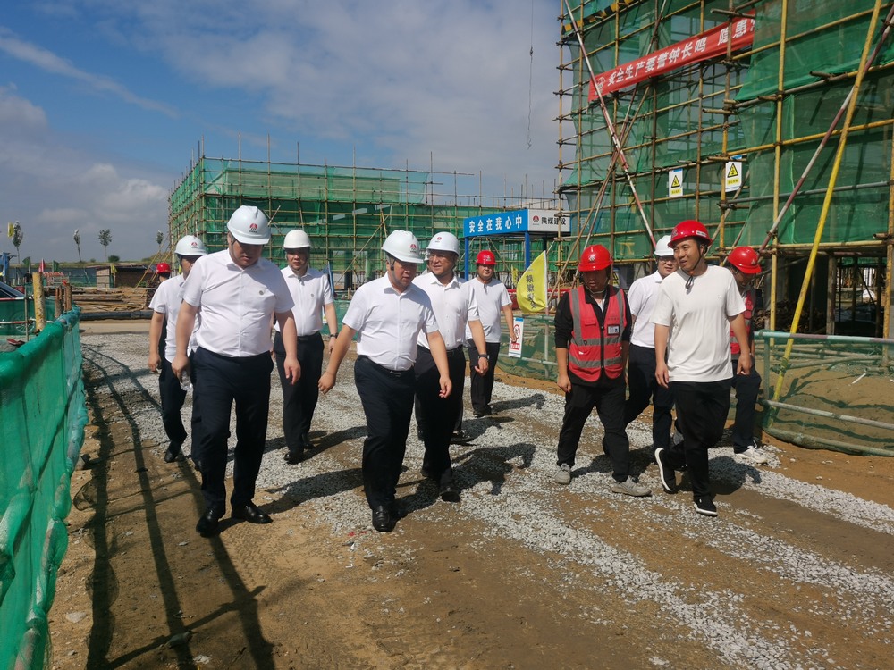 赵敬凯到陕北片区矿建项目调研