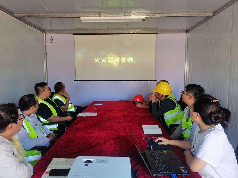 陕煤建设韩城分公司土建九项目部：严治“三违”  筑牢安全防线