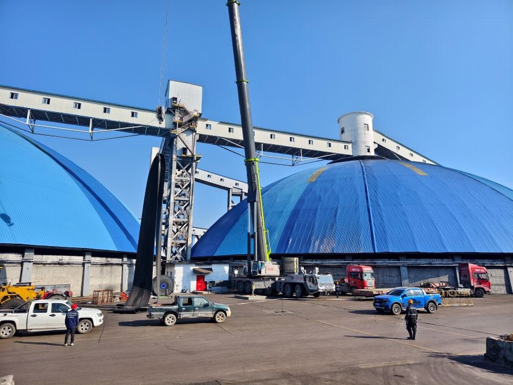 陕煤建设洗选煤运营公司第三项目部:风雨无阻保生产,103 胶带机更换带面工程纪实