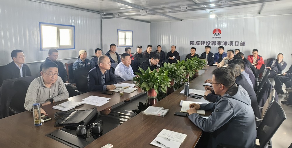 赵敬凯、刘保江到郭家滩项目检查指导工作