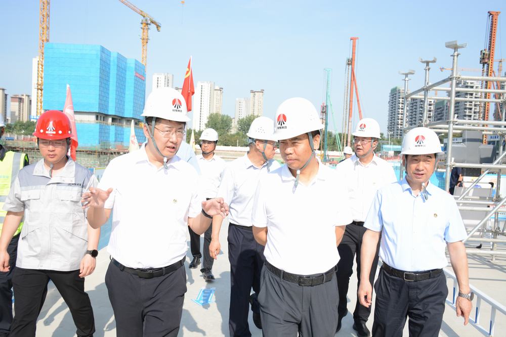 陕煤集团副总经理宋召军深入天工公司项目一线检查指导