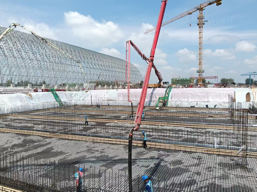 陕煤建设韩城分公司土建十六项目部：30小时连续奋战完成3433立方米混凝土浇筑