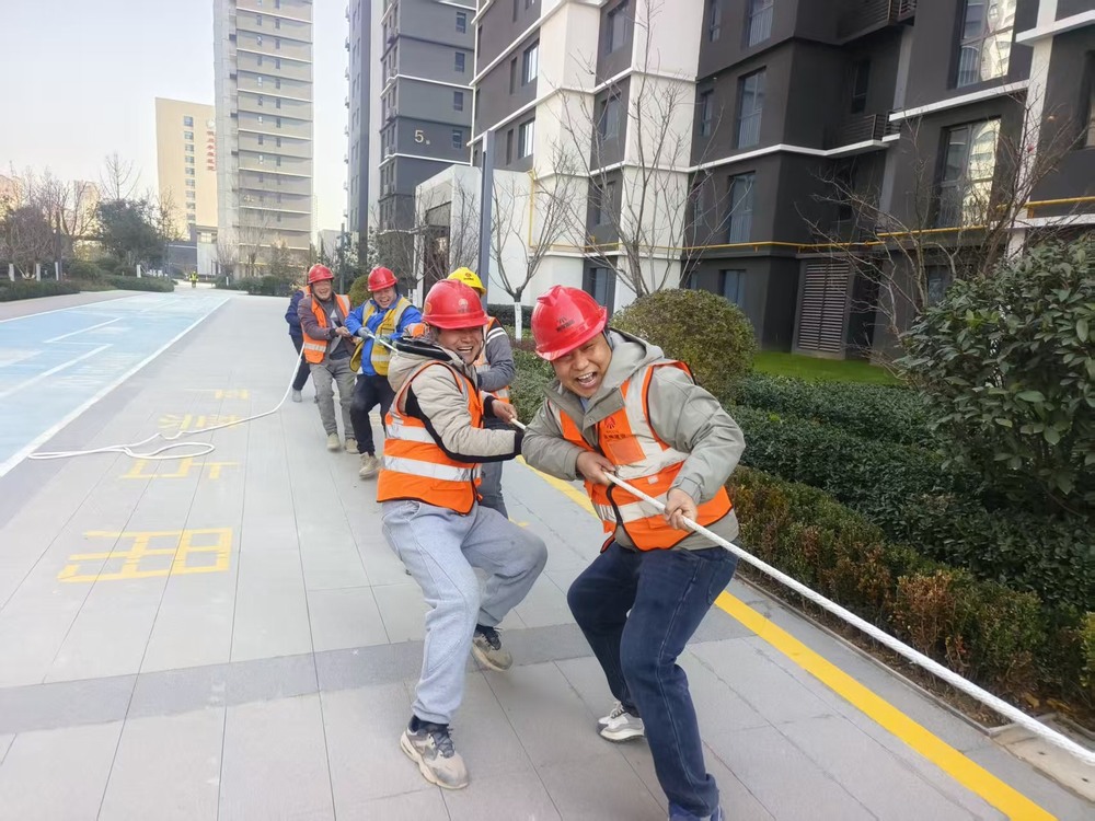 陕煤建设铜煤公司基层项目部:“迎元旦”趣味运动会点燃冬日施工激情