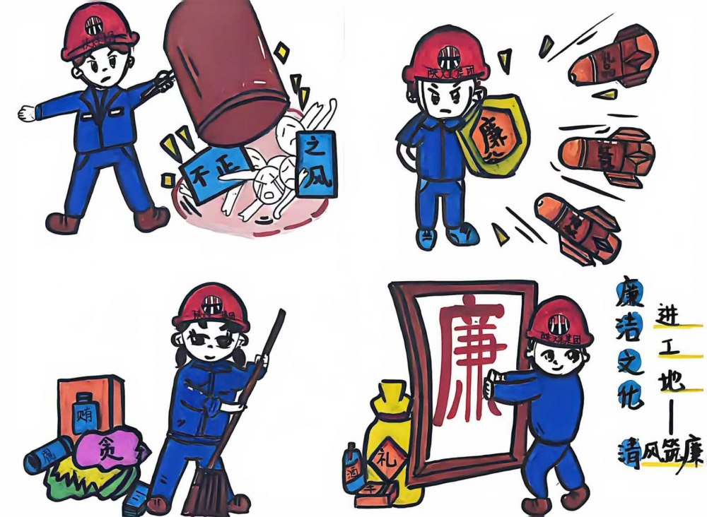 清风拂工地 廉洁筑根基